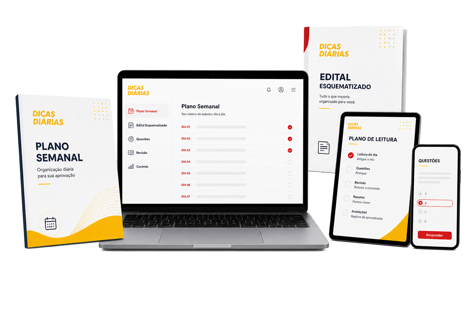 Combo de materiais digitais Dicas Diárias